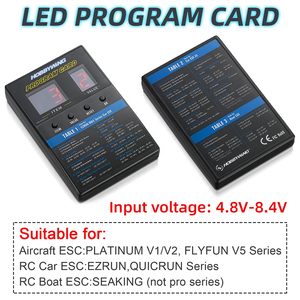 Hobbywing ESC светодиодная коробка для карт для Skywalker V2 Platinum FlyFun XERun EzRun QuicRun серии RC запчасти для автомобиля - Product Image 3