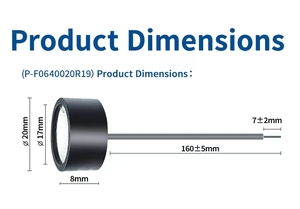 Siêu âm đầu dò 4Mhz hình cầu tập trung HIFU vẻ đẹp các bộ phận máy IPX8 OEM tùy chỉnh thiết kế - Product Image 4