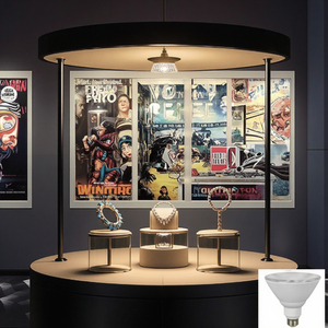 Hiệu suất cao 16W PAR38 dẫn bóng đèn 2700k/3000K/4000K/5000K AC điện với E26-40 °/25 ° cơ sở hiệu suất cao dẫn ánh sáng - Product Image 6