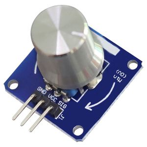 New 3 Pin <strong>Potentiometer</strong> Adjustable Resister Rotary Switch Knob Rotation Angle <strong>Sensor</strong> For ardui