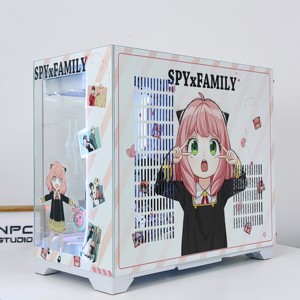 <strong>Excellent</strong> Quality Newest Design SPY FAMILY Anya M-Atx Gaming <strong>Computer</strong> <strong>Cases</strong> Mid Tower MicroATX Form Tempered Glass for Home Use - Product Image 5
