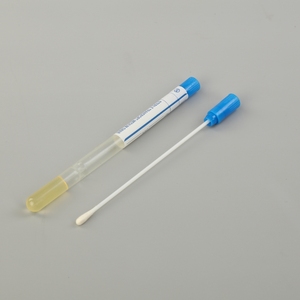 Cotton Cary Liquid Filled Dna Sample Sampling Collection Transport Gynecological Medium Test <strong>Swab</strong> - Product Image 4