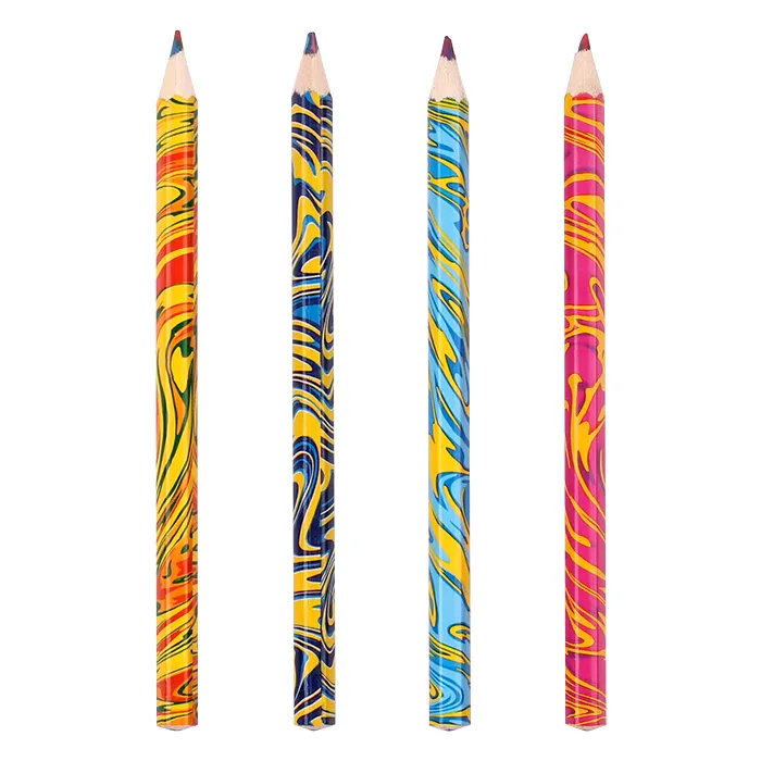 Interwell wpc746 lápis de cor barato personalizado, madeira para crianças