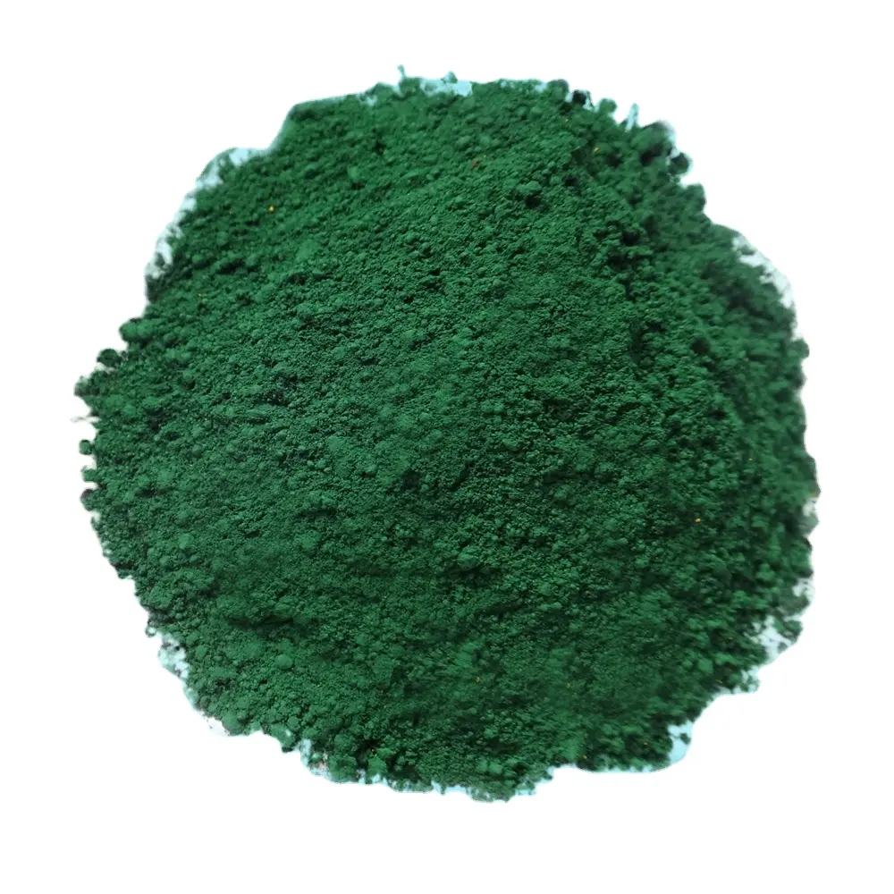Pigmento verde de óxido de hierro para revestimiento de suelos, pasta de impresión, cerámica, baldosas, etc.