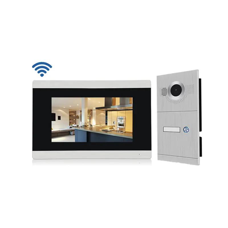 Bcom-sistema Android de 7 pulgadas, intercomunicador impermeable IP65, timbre de aluminio, Wifi, vídeo, puerta, teléfono, para Villa