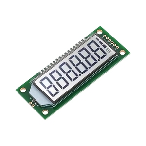 6-stelliges 8-Segment-LCD-SPI-LCD-Anzeigeplatinenmodul mit Hintergrund beleuchtung DC 5V TM1622-Treiberchip Kompatibel mit HT1622 für Arduino