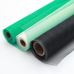 Tela de malla de poliéster recubierta de PVC de alta resistencia para red de seguridad de construcción, prevención de insectos - Product Image 1
