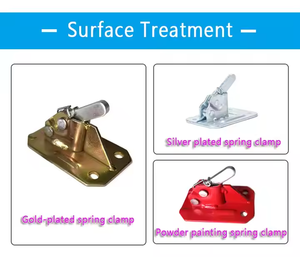 Accesorios de sistema de encofrado de edificios de construcción Abrazadera de resorte de abrazadera rápida prensada para formas de hormigón - Product Image 3