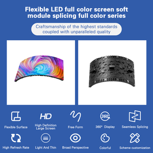 Modulo morbido di forma circolare Jode P2 LED Video Wall flessibile pannello Led Display modulo morbido - Product Image 3