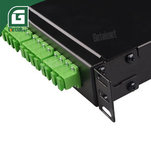 Geteknet SC APC ที่ติดตั้งแร็คสำหรับ FiberHome PLC Splitter MODULE 1x32 1*32ตัวแยกสัญญาณ ABS ไฟเบอร์ออปติกที่ไม่มีขั้วต่อ