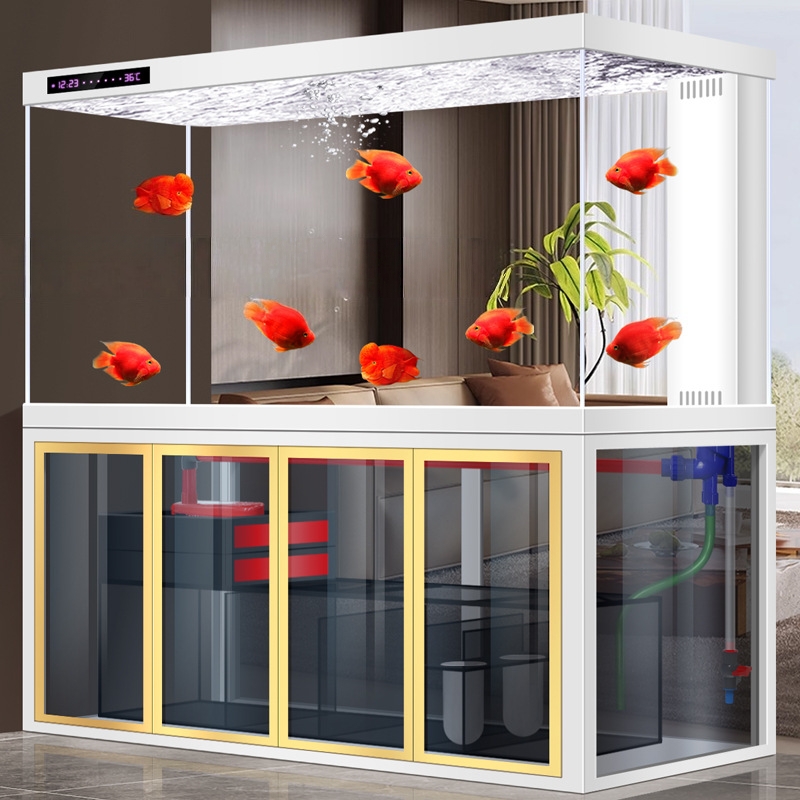 กรอบสีขาว+กรอบบานตู้สีทอง+บานตู้กระจกสีเทา