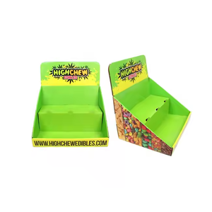 Cardboard Floor <strong>Counter</strong> <strong>Display</strong> Rack Karton Pdq <strong>Display</strong> Box Pos Pop Mart <strong>Paper</strong> Cardboard <strong>Display</strong> Stand <strong>With</strong> <strong>Hook</strong> - Product Image 5