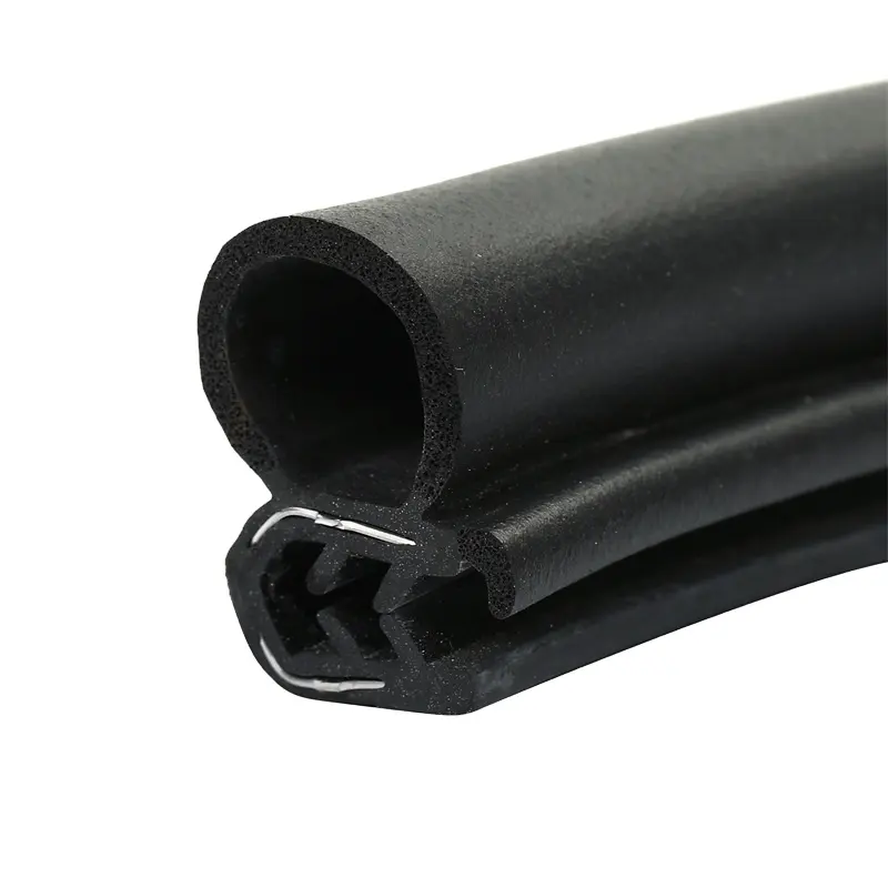 Customization epdm rubber containing steel Auto car door edge protection rubber sealing strip for automotive