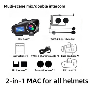 Nuevo producto jinetes conectar intercomunicador casco motocicleta intercomunicador motocicleta conjunto intercomunicador motocicleta Altavoz Bluetooth - Product Image 6