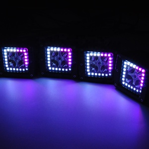 LedワークライトRGB4インチキューブワークライトポッド4x4オフロードドライビングライト12V - Product Image 4