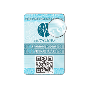 <strong>Custom</strong> logo Printed <strong>Label</strong> Qr Code Anti-fake Authenticity Security Sticker Adhesive Stickers