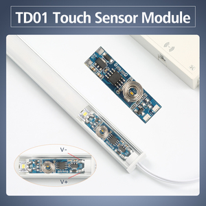 GREESON DC12V 4A 48W LED Control de atenuación Interruptor táctil de resorte Módulo de sensor táctil capacitivo para luces de gabinete - Product Image 5