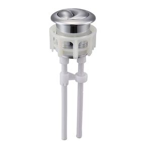 Dupla Empurrar Botão Resplendor Botão Resplendor Toalete Substituição Botão Resplendor Toalete com Linha 38mm / 1.49 Polegada Redonda