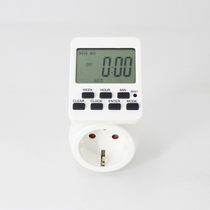 Digitaler Plug-in-Timer-Sockel 20 Ein/Aus Programmier barer Timer-Schalter Countdown Energie sparende Timer-Buchse
