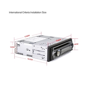 Tek din dash CD DVD FM <span class=keywords><strong>araba</strong></span> stereo MP3 MP5 açık çıkarılabilir panel - Product Image 5
