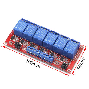 1 Kanal 5V 12V 24V Relais modul Red Board Optokoppler Isolation ausgang High Low Level Trigger Relay Modul - Product Image 2