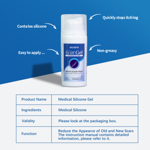 Yüksek kaliteli tıbbi sınıf silikon jel skar krem solma izleri için etkili yüz vücut pürüzsüz sıkılaştırıcı cilt onarım serumu - Product Image 6