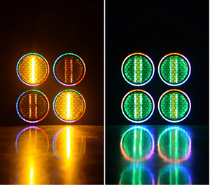 ไฟบลายเดอร์ LED เรโทร4x50W พร้อมการควบคุม DMX512สำหรับเวที