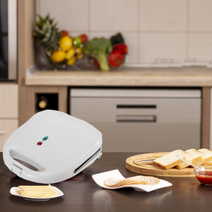 トースターパニーニグリル朝食ノンスティック2スライスサンドイッチ数分で商用サンドイッチメーカー - Product Image 5
