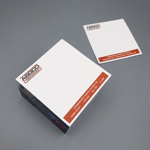 Promoción personalizada de fábrica, diseño personalizado, bloque de papel de impresión, Cubo de notas, Cubo de notas