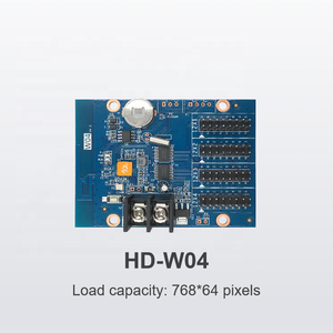 Huidu, двухцветная карта управления Wi-Fi, HD-W04 768*64 пикселей для одноцветного светодиодного модуля, экран - Product Image 2