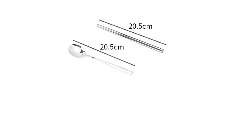 Solo palillos y cuchara.