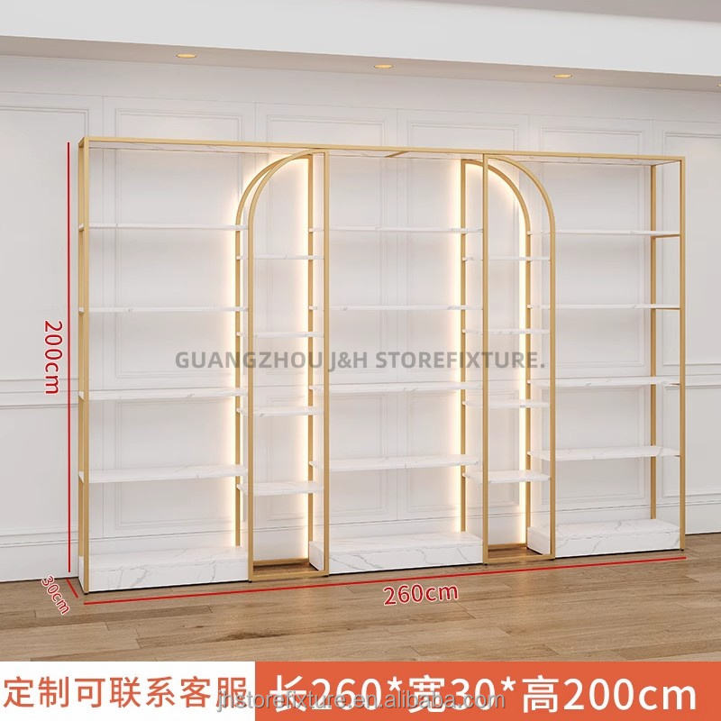 Or brillant + blanc L260 * W30 * H200CM