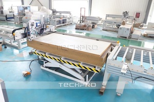 Jinan Intelligent Automatic Labeling Panel Möbel Produktions linie Laden Entladen Versch achtel ung CNC-Fräsmaschine - Product Image 6