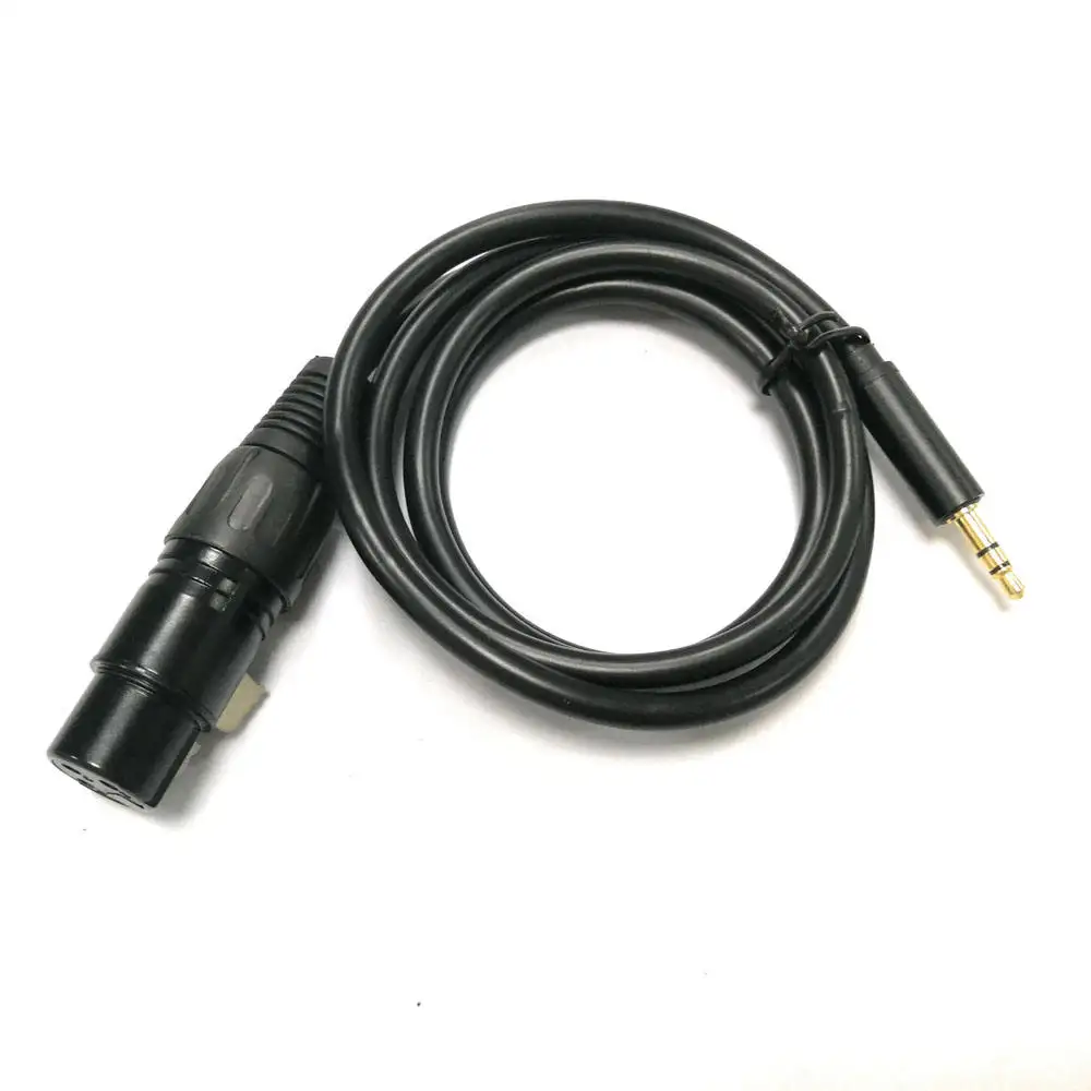 Cable XLR a 3,5mm, Cable de micrófono estéreo de 1/8 pulgadas, Cable de Audio Aux XLR hembra, Cable estéreo macho a XLR hembra de 3,5mm