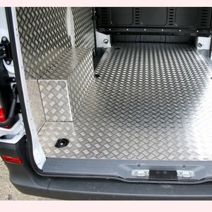 <strong>Aluminium</strong> Tread Plate / Checker Plate Mill <strong>Finish</strong> & <strong>Satin</strong> Black (Flat Full Sheet & Custom Cut)