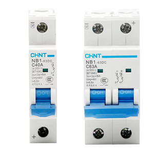 Disyuntor CHINT DC, disyuntor cc <span class=keywords><strong>2p</strong></span> 4p 10A 16A 25A 32A 40A 50A 63A 1000VDC para panel solar - Product Image 4