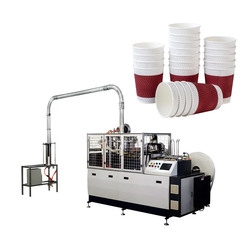 Vendita calda che forma la macchina per la produzione di tazze di carta usa e getta completamente automatica che forma la macchina per la produzione di tazze di carta per tè e caffè