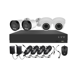 AHD Bullet kamera 4 kanallı CCTV güvenlik sistemi ile HD dijital Video kaydedici (DVR) kiti - Product Image 4