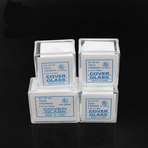 HAIJU LAB Different <strong>Sizes</strong> <strong>Microscope</strong> Glass Cover <strong>Slides</strong> for Basic Biological Science Education - Product Image 4