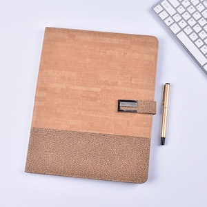 Office <strong>Conference</strong> Memo <strong>Notepad</strong> <strong>A4</strong> Document Organizer File <strong>Folder</strong> Genuine Leather Portfolio With Snap Closure - Product Image 3