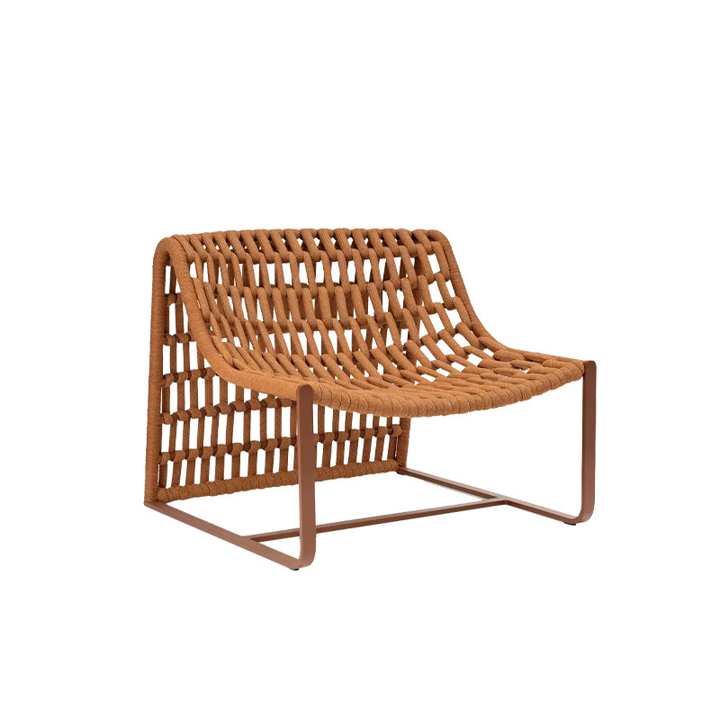 Poltrona lounge (arancione-rosso)