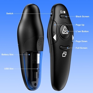2.4GHz presentatore Wireless telecomando puntatore a luce rossa presentazione Clicker senza fili presentatore PPT Flip Pen con ricevitore USB - Product Image 2