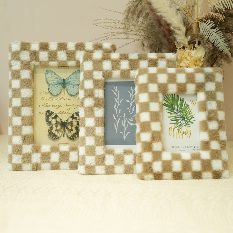 Coffee Checkerboard Pattern