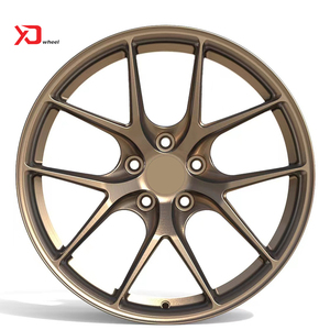 XD锻造车轮18-21英寸深凹形合金轮辋刷青铜5x112 5x120 5x114.3多辐设计乘客轮车