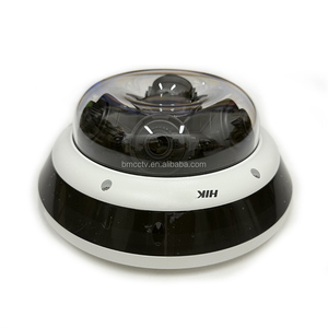 Cámara de red multisensor de 4 direcciones, 30m, IR, 4MP, Hik, visión nocturna, 360, cámara IP panorámica