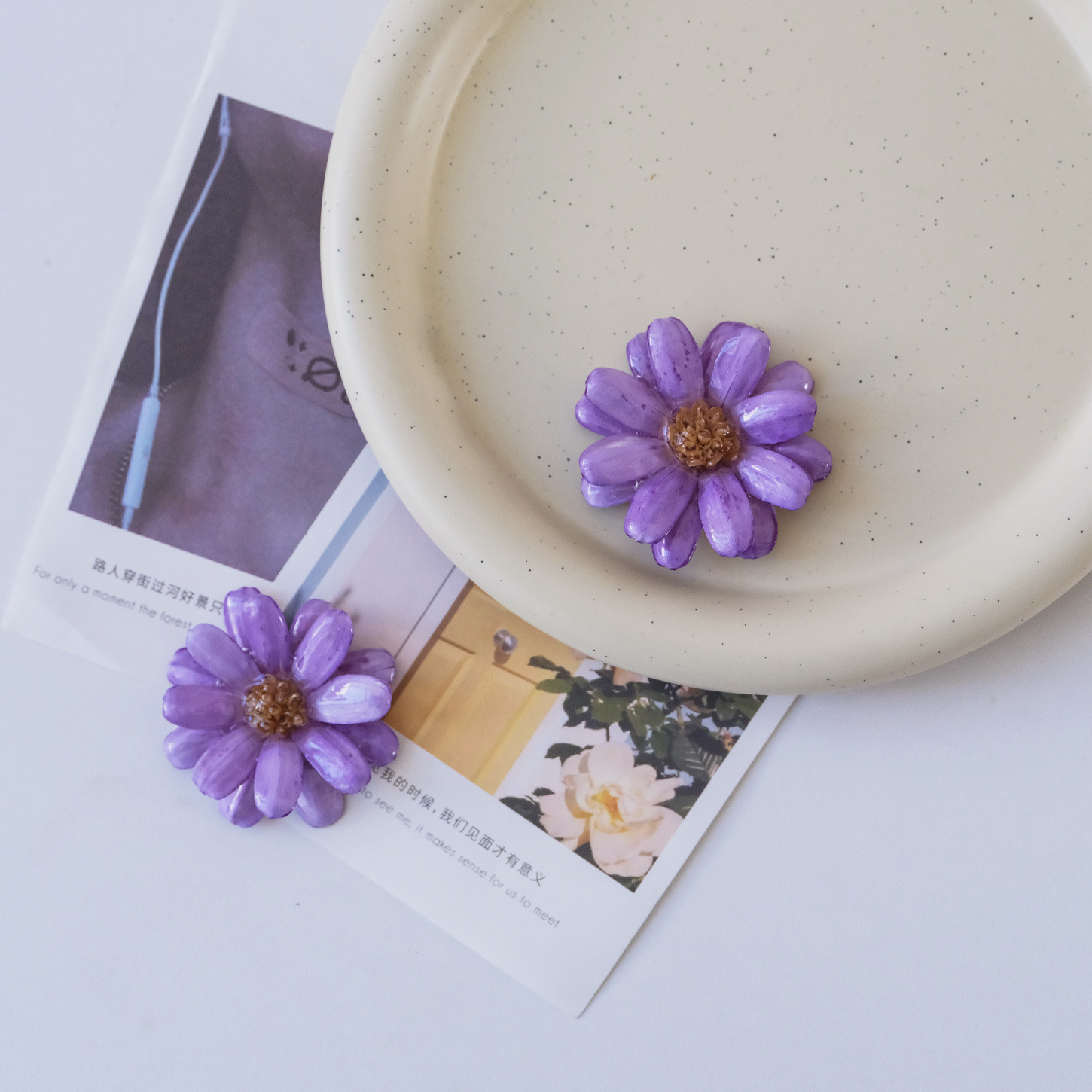 Flor grande morada