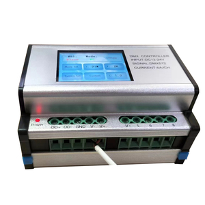 Dmx512 Signal Decoder Rail Type Lcd <strong>Display</strong> 8 Channel <strong>Dmx</strong> Dimmer Pack Cct Rgb Rgbw Addressable <strong>Led</strong> Strip Light <strong>Controller</strong> - Product Image 3