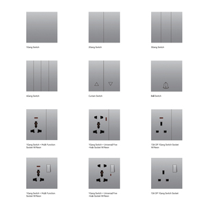 Abuk Factory Ultra-thin Skin Feel 1Gang Switch Electrical <strong>Multi</strong> <strong>Functional</strong> Power 2 <strong>USB</strong> Port Outlet Light Wall Switch <strong>Socket</strong> - Product Image 5