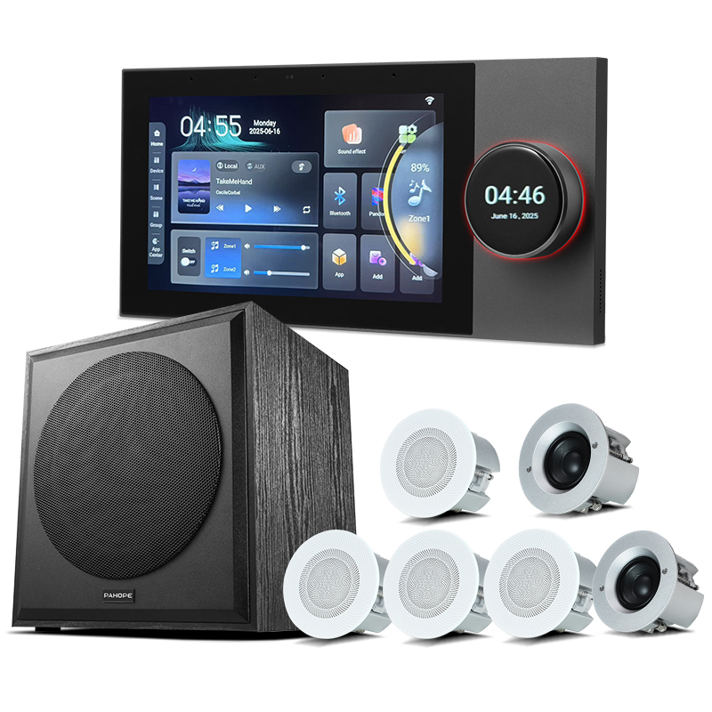 7" smart host + 2.5"Super horn *6+10"Powered subwoofer