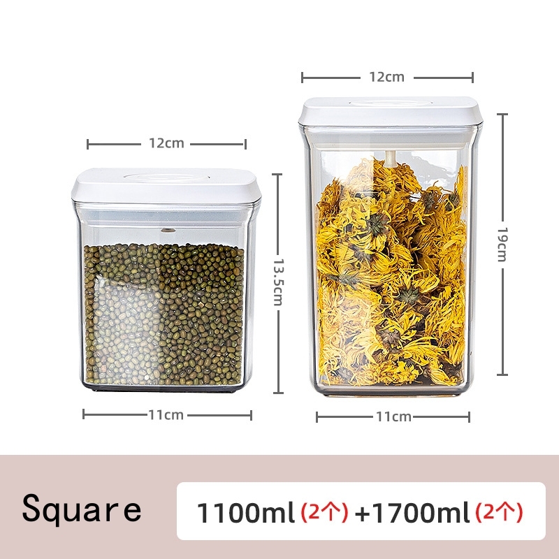 White Square 4pcs/set